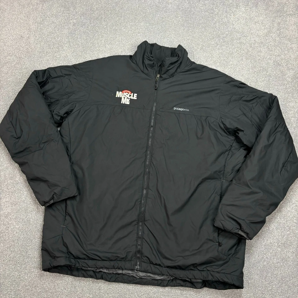 Patagonia Jacket Adult Extra Large Black Primaloft Bomber Insulated Coat Men - Image 2 of 4