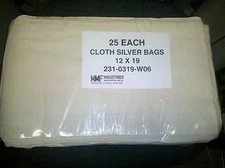 MMF CLOTH CURRENCY BAGS 12" x 19" COTTON  200 UNITS IN STOCK! Model 213-0319-W06