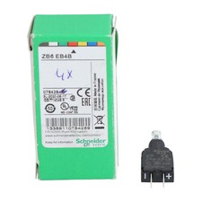 Schneider Electric ZB6EB4B Harmony XB6 Body for Pilot Lights, Red New NFP (4pcs)