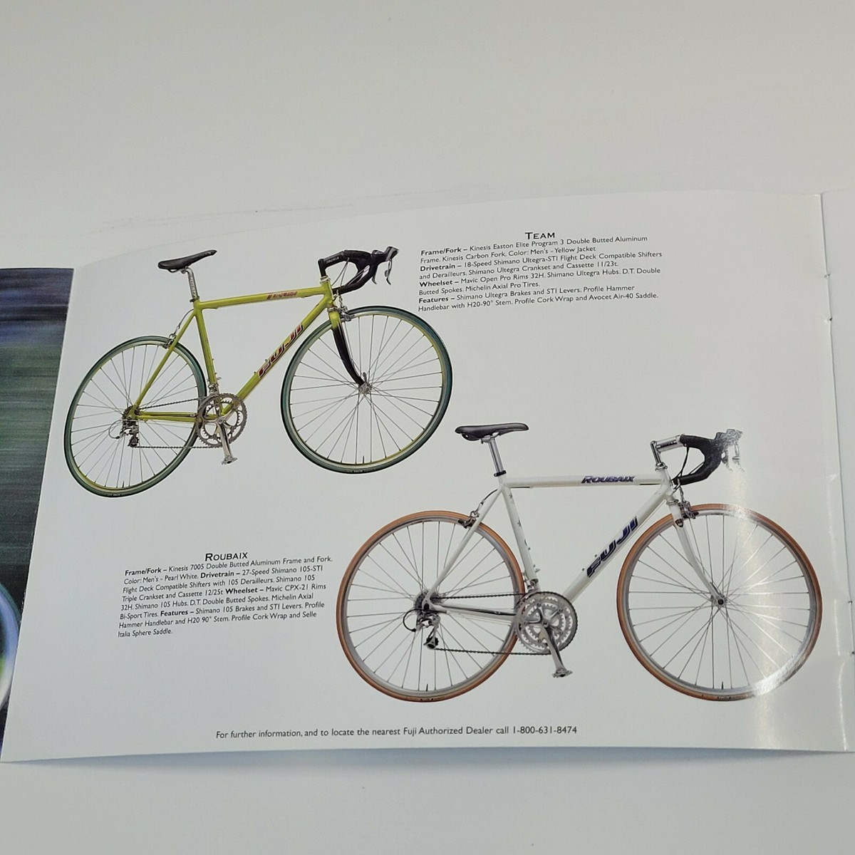 1999 Fuji Bicycle Catalog Edition No.29 Vintage Original Team