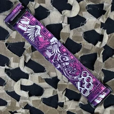 NEW KM Paintball Universal Mask Goggle Strap - Limited Edition Purple Love