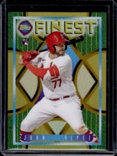 2022 Topps Finest Flashbacks Baseball Juan Yepez Gold Refractor RC /50