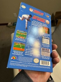 Roger Clemens' MVP Baseball Nintendo Nes Game Complete CIB box + manual tested