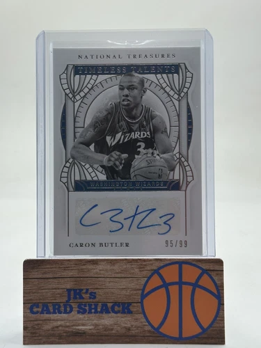 2020-21 Panini National Treasures Caron Butler Timeless Talents Auto /99 #TT-CBT