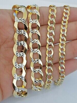handmade chain link bracelet, solid gold curb link