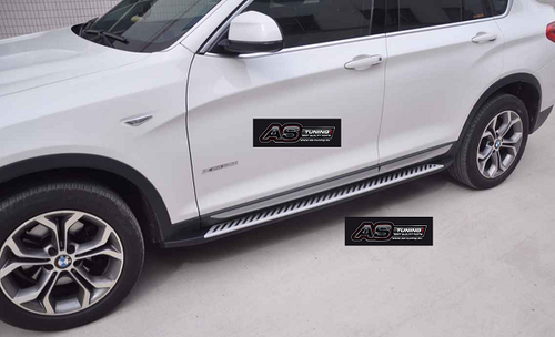 OMAC Seitenschweller Für BMW X3 F25 2011-2017 - Aluminium Trittbretter 2-tlg