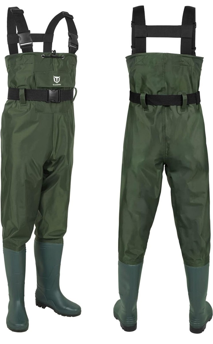 Cuissarde De Pêche TIDEWE Bootfoot - Taille 6 - Nylon/PVC Imperméable - Homme/Femme
