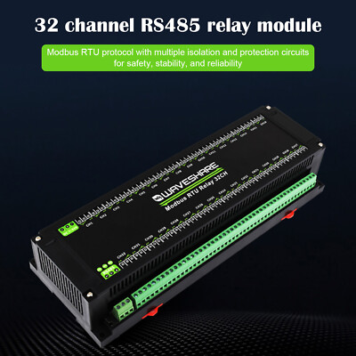 Modbus RTU 32-channel RS485 Interface Relay Module Isolation Protection Circuits