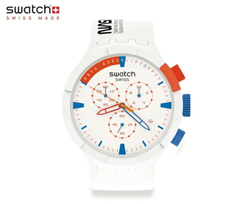 Buy Swatch x NASA Big bold Chrono Bioceramic 47 MM extravehicula SB04Z400  FedEx Ship Online in Greece. 234273343440