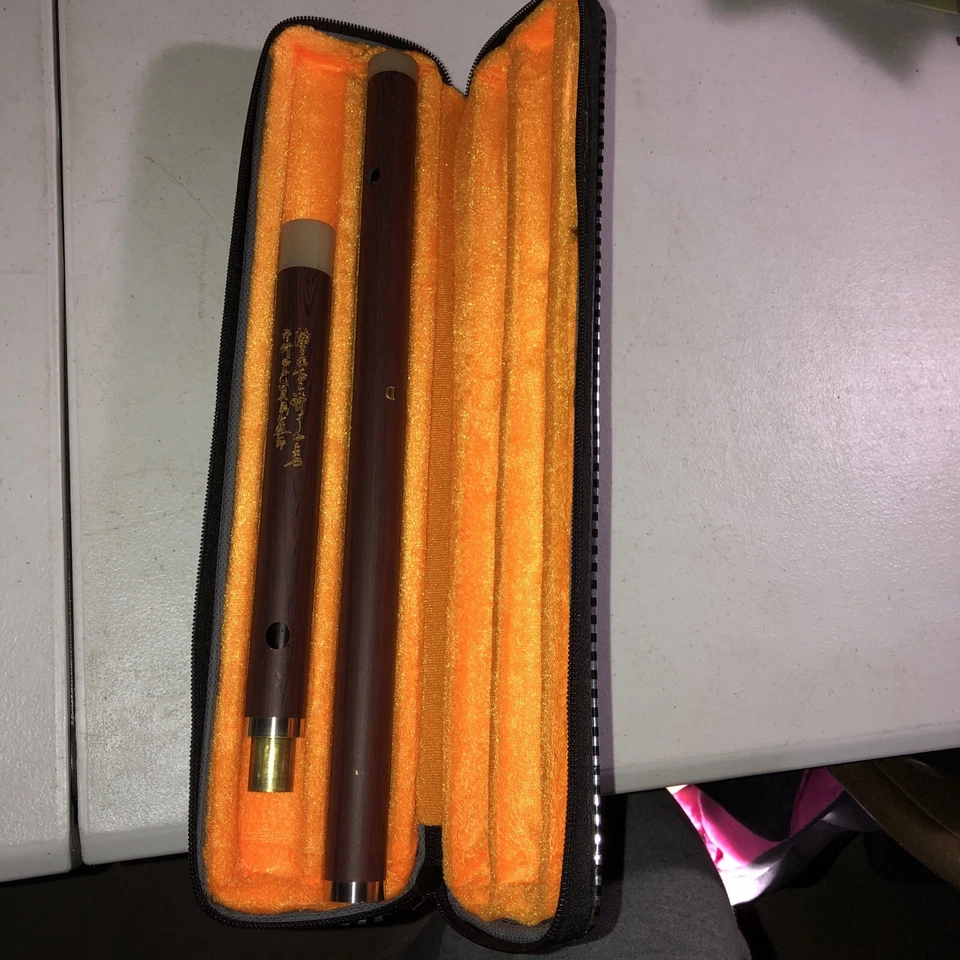 Flauta tradicional china con estuche Foto 2 de 4