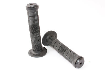 BMX Griffe KHE Pyramid schwarz mit Barends Lenkerenden und Flange nur 185g
