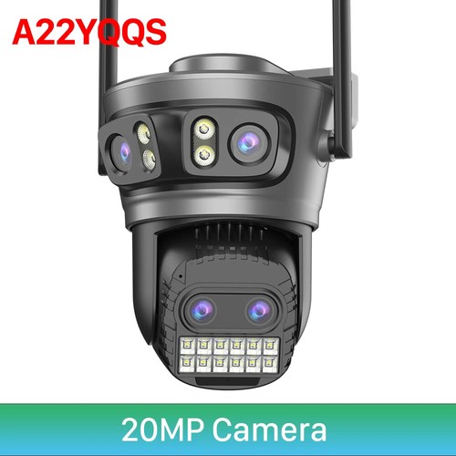 20MP 8K HD WiFi Camera Outdoor 10X Zoom Four Lens Three Screen Auto Tracking - Picture 11 of 32