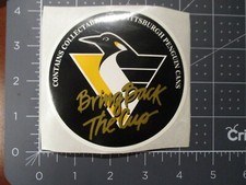 IRON CITY Pittsburgh Brewing Penguins Bring Back The Cup STICKER craft beer N