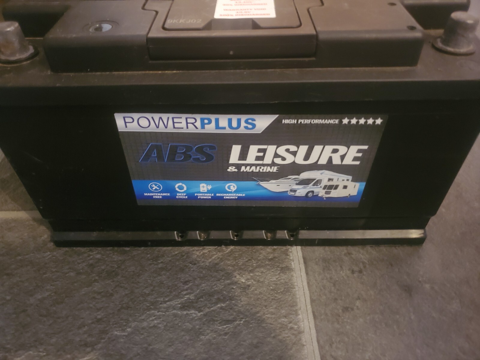 Halfords Leisure Battery HLB700 100ah & POWERPLUS ABS lesure marine