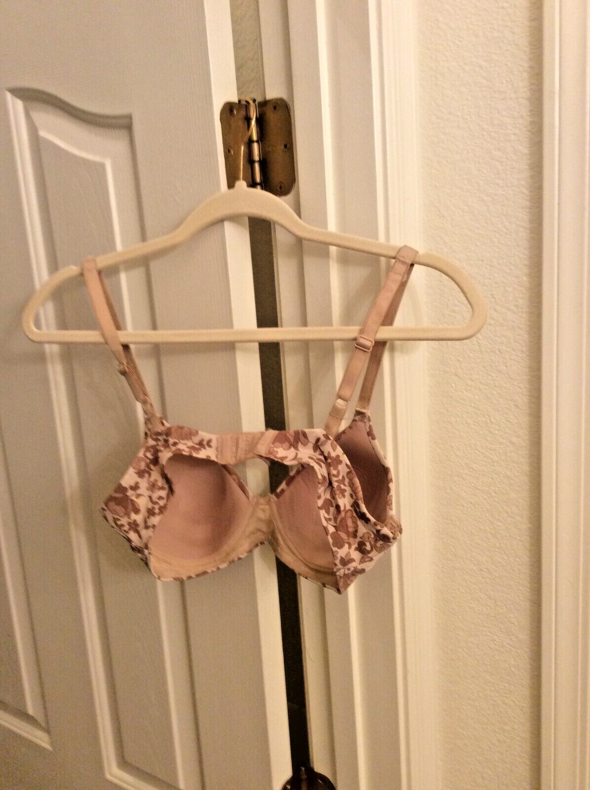 Bali Concealer Wire Free Bra 3413 34B Floral Lightly Padded eBay