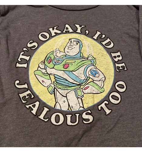 Disney Toy Story Buzz Lightyear Boys Long Sleeve Shirt- Size M - Picture 2 of 3