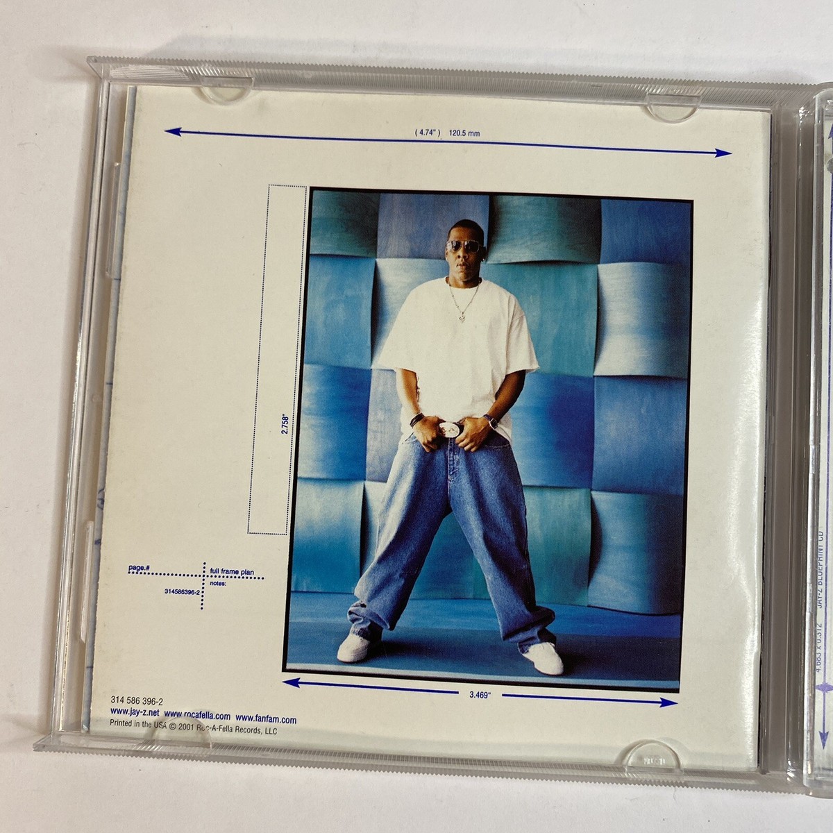 The Blueprint - Jay-Z (CD, 2001, Roc A Fella Records) Island