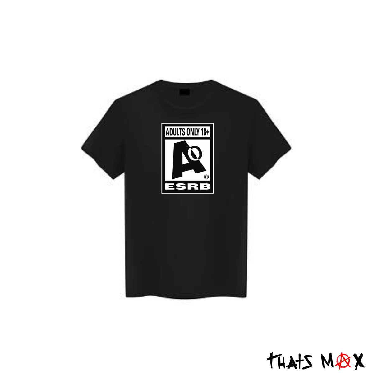 Adults Only 18+ ESRB Logo Tee Shirt | eBay