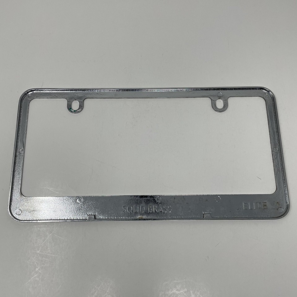 Cadillac Black Engraved License Plate Chrome Frame - USA Made - In-Stock Cadillac Black Engraved License Plate Chrome Frame - USA Made - In-Stock