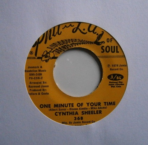 CYNTHIA SHEELER: NOBODY WINS ( PHIL L.A. OF SOUL) 1974 7" Single - Picture 2 of 2