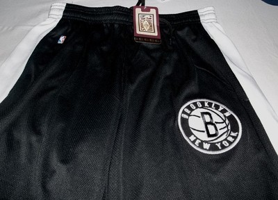Brooklyn Nets Sweatpants Youth Large Black Hardwood Classics 