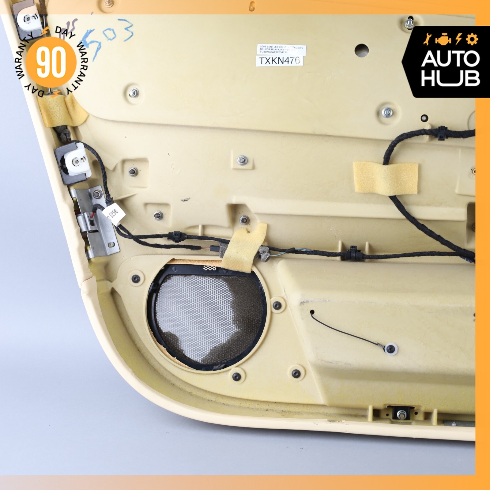 07-11 Bentley Continental GTC Right Passenger Side Interior Door Panel OEM 63k