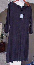 TART Black Dress 3/4 Sleeve Size L NWT