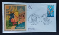 Enveloppe Premier Jour 1977 Oblitérés Montpellier Languedoc N° 1918 FDC Soie