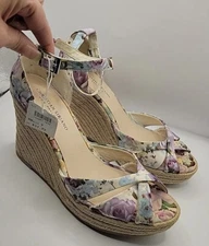 Womens Sz 9 Christian Siriano for Payless Shoes Floral Wedge NWT 
