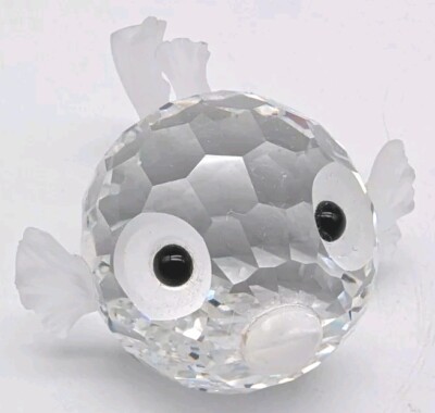  Swarovski Kristall Figur 012724 Kugelfisch, Fisch 5,5 cm. Top Zustand.  