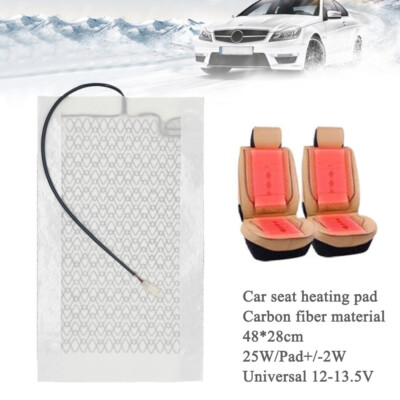 12V Auto Sitzheizung Heizmatten Nachrüstsatz Matte Pads Universal Carbon KFZ PKW