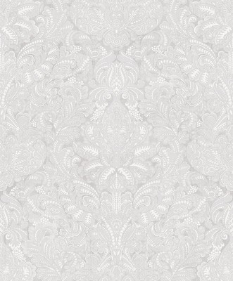 Wallpaper, System Solution, Structure, Ornaments, Gleam, Silvery, Grappa, Ecru