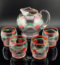 Vintage Tomato Juice Ball Pitcher with Tumble...
