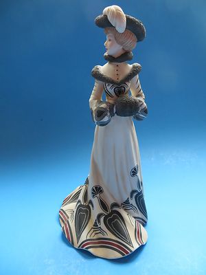Figurine Lenox 1994 'Thé Au Ritz' - Porcelaine Peinte à La Main - Édition Limitée