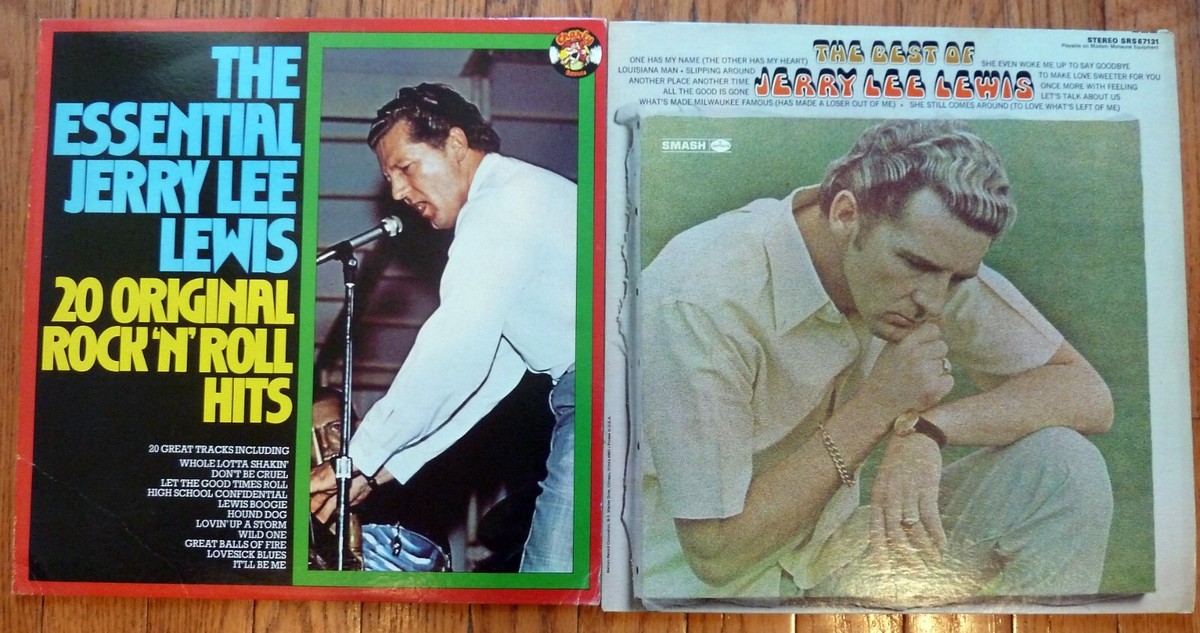 JERRY LEE LEWIS~2 LPs~The Best of Jerry Lee & The Essential Jerry