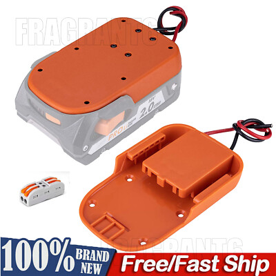 for Power Wheel Adapter for Ridgid for AEG 18V li-ion Battery Holder DIY 14AWG