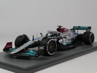 Spark Mercedes AMG W13 #63 George Russell Belgium Gp 2022 1/18 18S771 - Photo 1/2