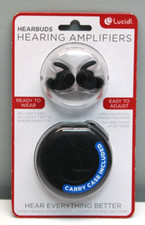 HEARBUDS Hearing Amplifiers Carry Case Included. NEW