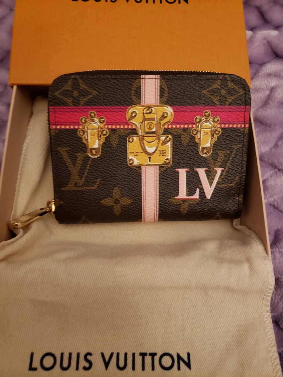 Louis Vuitton Summer Trunks Monogram Canvas Zippy Coin Purse Brown