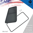 Black 48" Width X 22" Height Horizontal Slider RV Window Trailer (W/ Screen) New