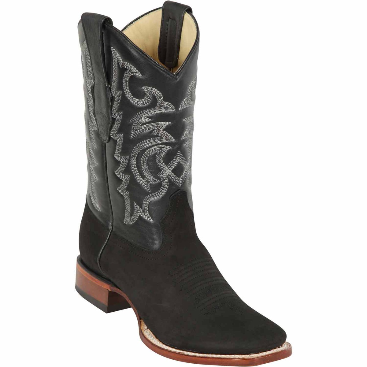 28.5cm相当　LOS ALTOS BOOTS　ウエスタンブーツ　P3326 LOS ALTOS WOMEN'S OSTRICH AMBER WIDE SQUARE TOE 322N0354