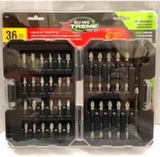 Blu Mol Xtreme Diamond Grit 36 Pc  Bit Set