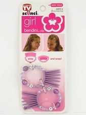 SCUNCI GIRL BENDINI HAIR CLIP - PURPLE - 2 PCS.  22970-A4 