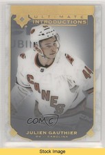 2019-20 Upper Deck Ultimate Collection Introductions Julien Gauthier READ 01ks