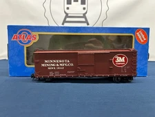 Atlas O 3M Minnesota Mining #1042 USRA Double Sheathed Wood Box Car 8315-3 READ*