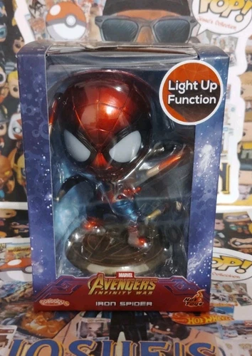 Hot Toys Cosbaby Marvel Avengers Infinity War IRON SPIDER Función de iluminación 