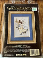 Dimensions The Gold Collection Petites Twilight Angel Cross Stitch 6711 5x7 NEW