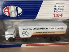 Nib Ahl North American Van Lines Ford Model C-600 Tractor Trailer Serial 0591