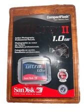 SanDisk Ultra II 1GB 60x - CompactFlash I Card - CF-1GB-60X-SD SDCFH-1024-901