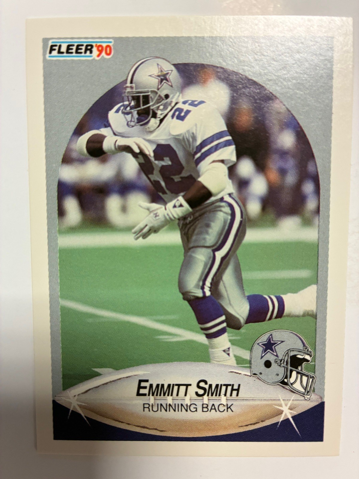 1990 Fleer Update - Emmitt Smith - #U-40 - Rookie Card - Dallas Cowboys  - Nice!